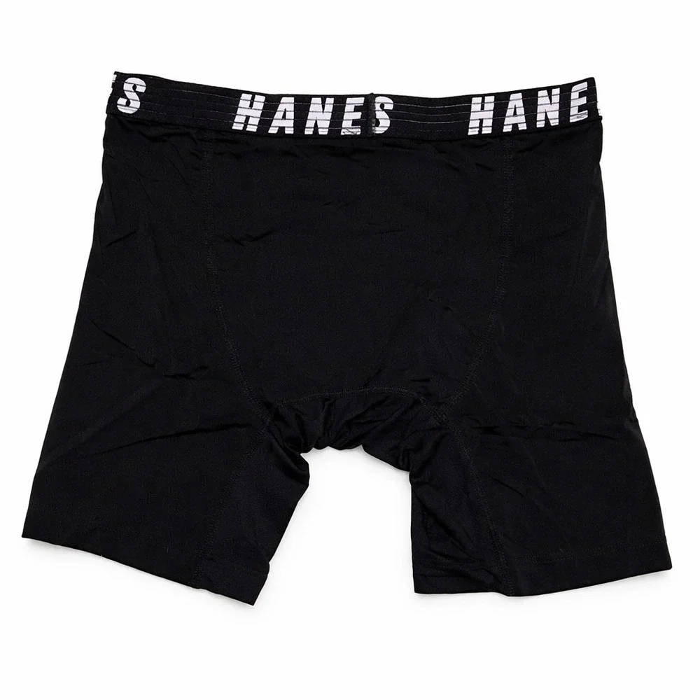 Hanes‎ Small (28-30) Moves X-Temp Performance Boxer Briefs 3-Pack Black Grey